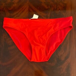 Aerie Red Bikini Bottom NWT Swim Women's Size M